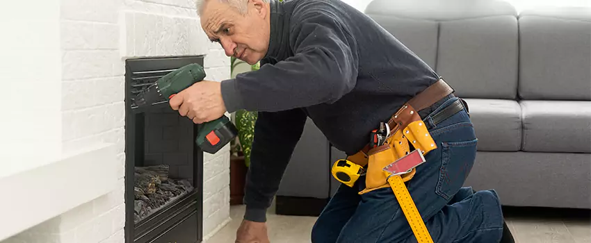 New Indoor Fireplace Installation in Urbana, Illinois