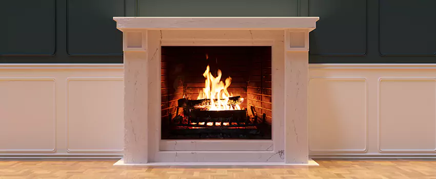Open Flame Wood-Burning Fireplace Installation Services in Urbana, Illinois