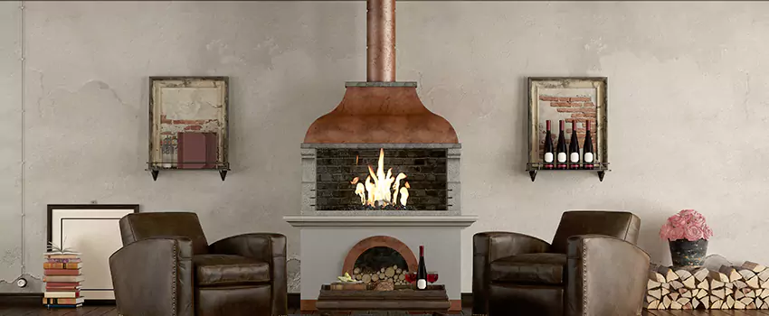 Thelin Hearth Products Providence Pellet Insert Fireplace Installation in Urbana, IL