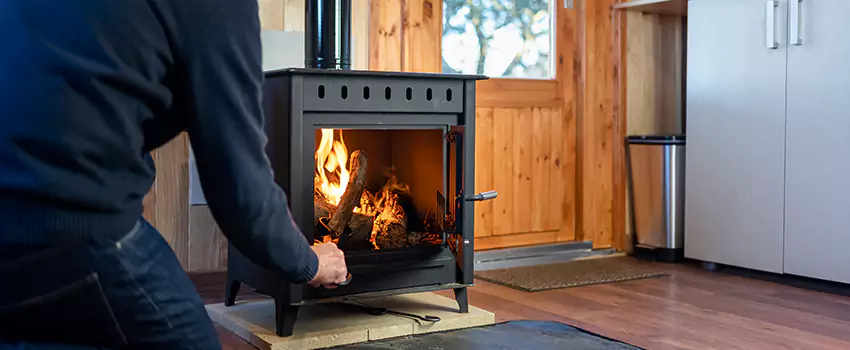 Open Hearth Wood Fireplace Installation in Urbana, IL