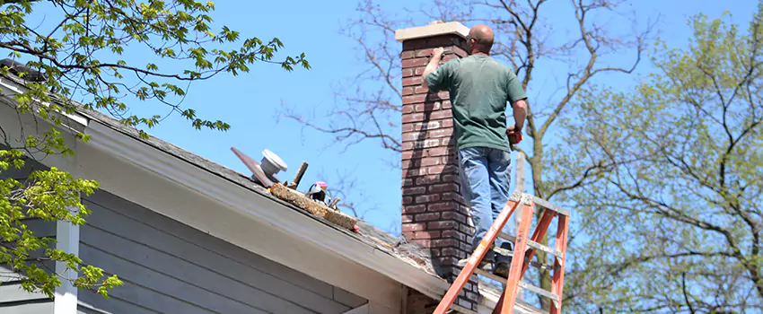 Vinyl and PVC Chimney Flashing Installation in Urbana, IL