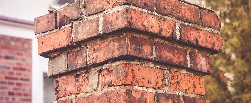 Cracked Chimney Bricks Repair Cost in Urbana, Illinois