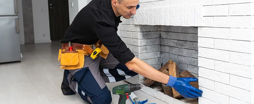 Fireplace Damaged Damper Frame Repair Services in Urbana, Illinois