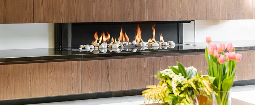 Double-height Fireplace Design Refurbishment in Urbana, Illinois