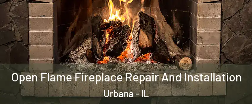  Open Flame Fireplace Repair And Installation Urbana - IL